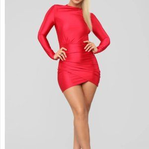 Sexy Red Mini Dress